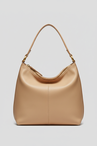 Aurora Hobo Bag – Almond Cream – Front Studio Shot
